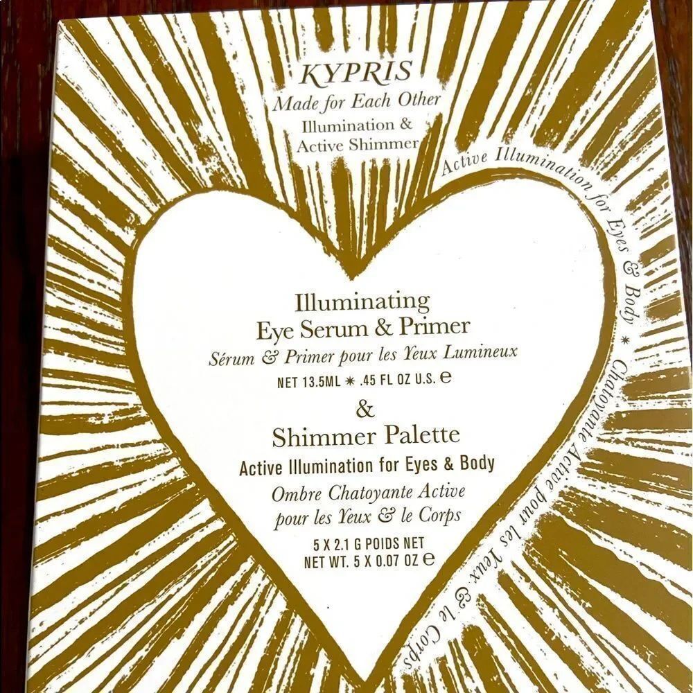 NWT Kypris eye serum primer and shimmer palette